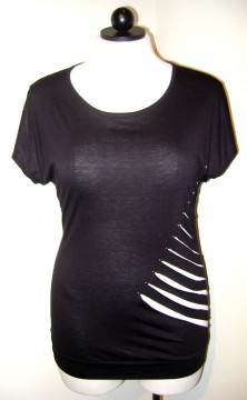 Plus Size Cut Out Tee