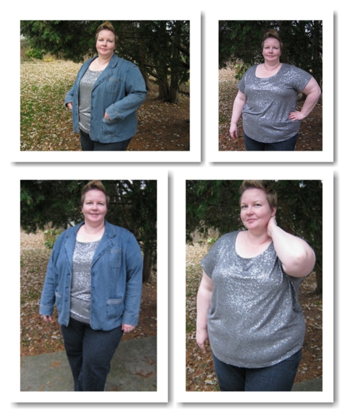 plus size sequin top from Penningtons