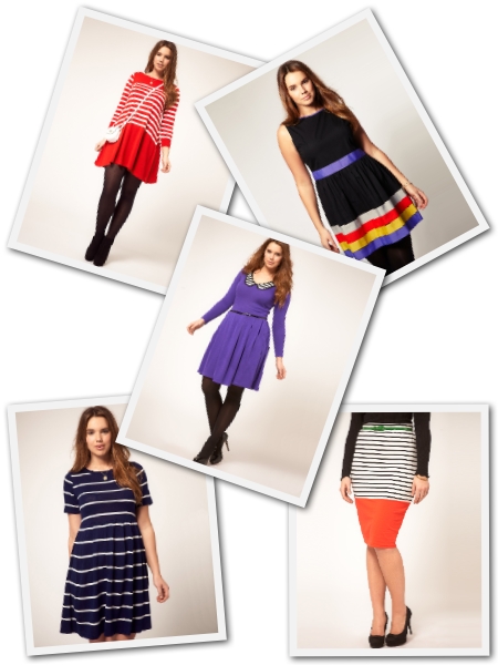 plus size striped clothing from ASOS Curve