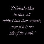 Rebecca West quote about salt.