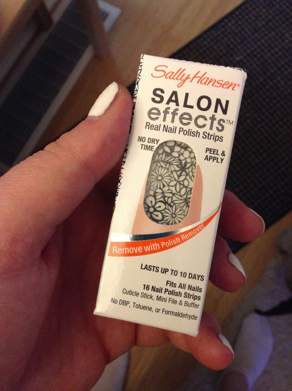 Salon Effects print nail polish strips from Sally Hansen.