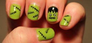5 cute and easy Halloween nail art tutorials.