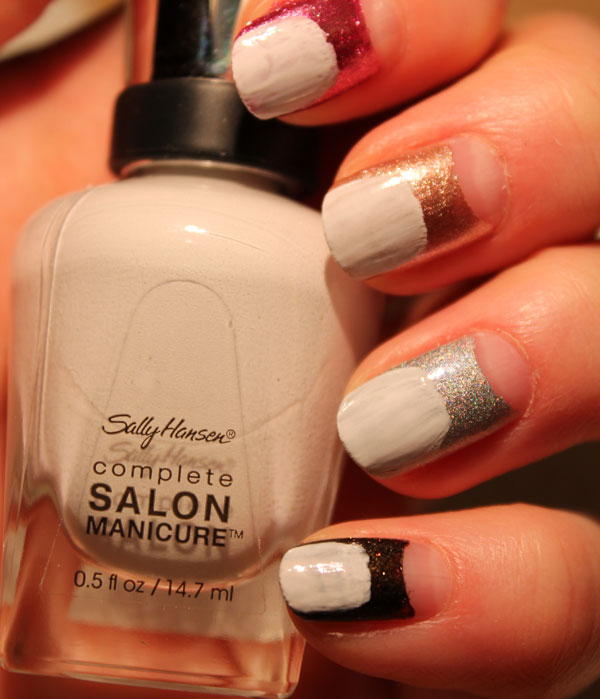 This Sally Hansen polish seems to be my go-to when I am doing nail art.