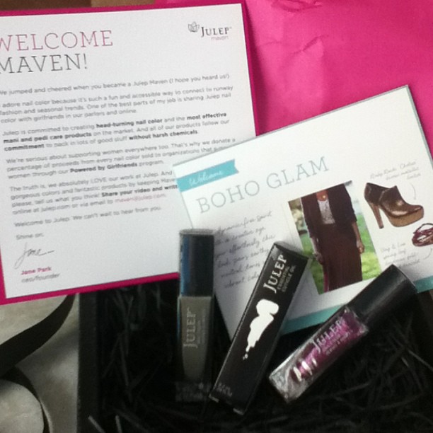 One of my Julep Maven Boxes.