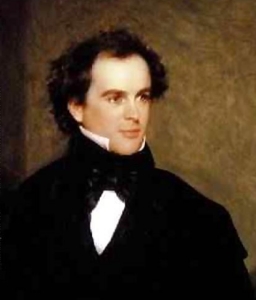 Portrait of Nathanial Hawthorne in my book review.