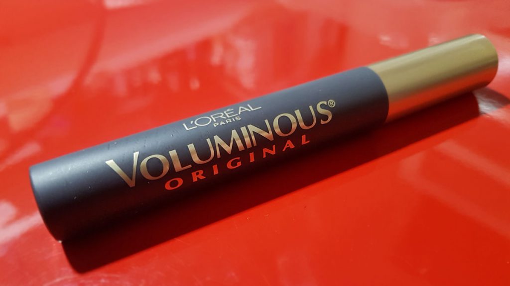 A tube of L'Oreal Voluminous Mascara Closed.